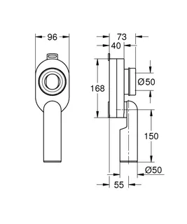 GROHE Urinal-Absaugeformstück 39733 vertikaler Abgang – Bild 5