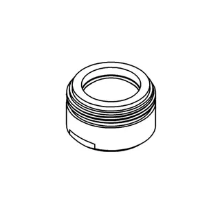 GROHE Mousseur 440436 XtraClean für Eichelberg Außengewinde M 24 x 1 chrom – Bild 3