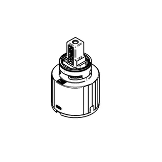 GROHE Kartusche 440435 Keramik 35mm Ecom-Funktion für Eichelberg Armaturen – Bild 3
