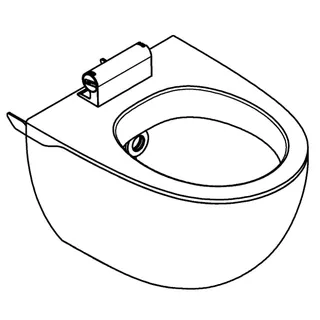 GROHE WC-Keramik 14900 für GROHE Sensia IGS alpinweiß – Bild 4