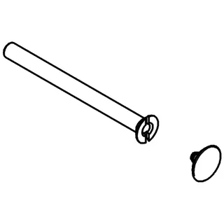 GROHE Linsenkopfschraube 440434 für Eichelberg UP-Wannen-/Brausebatt. chrom – Bild 3