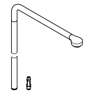 GROHE Brauserohr Euphoria SmartControl 48497 125cm für 26507/26508 chrom – Bild 3