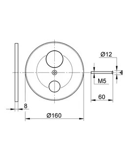 GROHE Wandrosette 440433 für Unterputz-Wannenbatterie MultiFlow chrom – Bild 4