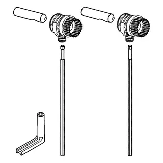 GROHE Befestigungssatz 49024 für Euro Keramik Wand-Tiefspül-WC compact – Bild 3