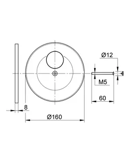 GROHE Wandrosette 440432 für Eichelberg UP-Brausebatterie MultiFlow chrom – Bild 4