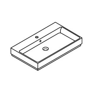 GROHE Aufsatzwaschtisch Cube Keramik 39476 80cm PureGuard alpinweiß – Bild 4