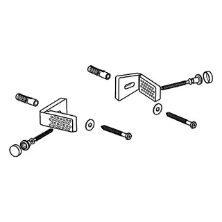GROHE Befestigungsset 49025 für Halbsäule – Bild 4