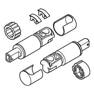 GROHE Stoßdämpfer 49528 für Bau Keramik WC-Sitz mit Soft Close Funktion weiß – Bild 3