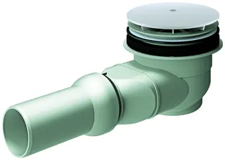 GROHE Ablaufgarnitur 49534 für Duschwanne Abgang waagerecht alpinweiß – Bild 2