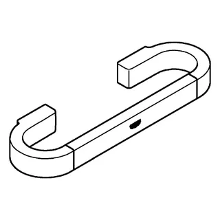 GROHE Wannengriff Selection 41064 300mm nickel – Bild 4