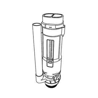 GROHE Ablaufventil 49061 für aufgesetzte Bau Keramik Spülkasten 39436/39437 – Bild 3