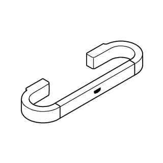 GROHE Wannengriff Selection 41064 300mm nickel gebürstet – Bild 4