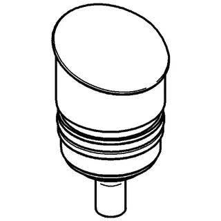 GROHE Aufputz-Umstellung 440425 für Eichelberg EH-Wannenbatterien chrom – Bild 2