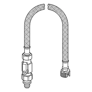 GROHE Anschlussschlauch 14974_1 für GROHE Sensia Arena Dusch-WC – Bild 2