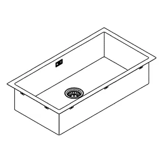 GROHE Edelstahlspüle K700 31580_1 1 Becken 864 x 464mm – Bild 3