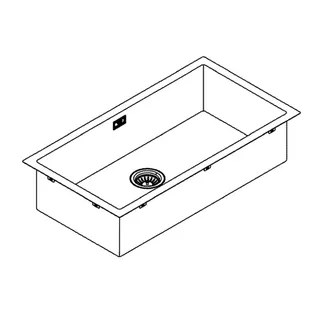 GROHE Edelstahlspüle K700 31580_1 1 Becken 864 x 464mm – Bild 4