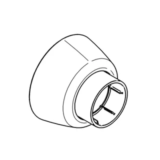 GROHE Wandrosette 440423 konisch für Eichelberg EHM und Thermostate chrom – Bild 3