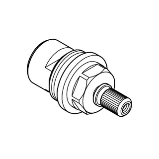 GROHE Oberteil 48509 1/2'' Keramik 90 Grad links – Bild 3
