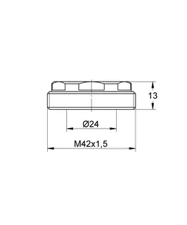 GROHE Zentralverschraubung 440421 für Eichelberg Kartuschen K35mm – Bild 5