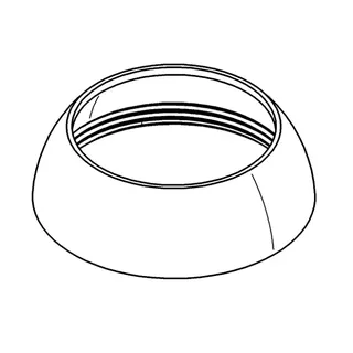 GROHE Abdeckrosette 440420 zu Eichelberg EHM mit Kartuschen K35/40mm chrom – Bild 2