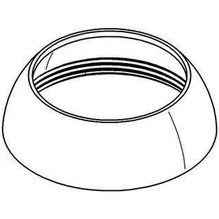 GROHE Abdeckrosette 440420 zu Eichelberg EHM mit Kartuschen K35/40mm chrom – Bild 3