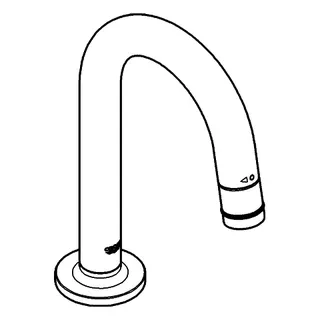 GROHE Universal Waschtisch-Standventil 20201 C-Auslauf supersteel – Bild 4