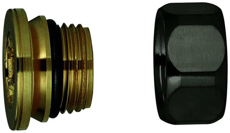 GROHE Anschlussverschraubung 45044 1/2" hard graphite gebürstet