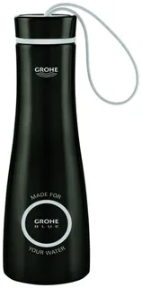 GROHE Trinkflasche GROHE Blue 40848 Edelstahl 450 ml hard graphite gebürstet – Bild 2