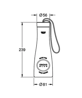 GROHE Trinkflasche GROHE Blue 40848 Edelstahl 450 ml warm sunset gebürstet – Bild 5