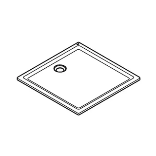 GROHE Universal Duschwanne 39300 aus Acryl 1000 x 1000 mm alpinweiß – Bild 4