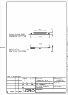 LX-SIEBEINH.SIEB RUND,M.ROHRDURCHF.SR.V DN 70 – Bild 2