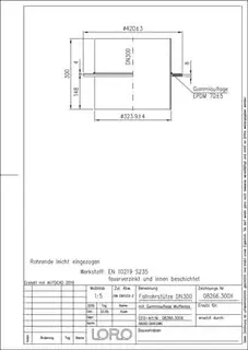 LORO-X FALLROHRST.MUFFENL.DN 300 – Bild 2