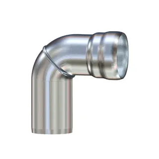 LORO-XCL WINKELBOGEN 1.4404,90 GR.DN 40