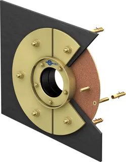 Curaflex C/2/SD/6 mit DPS DN 200 für 105,0 - 115,0 GGV/besandet / EPDM