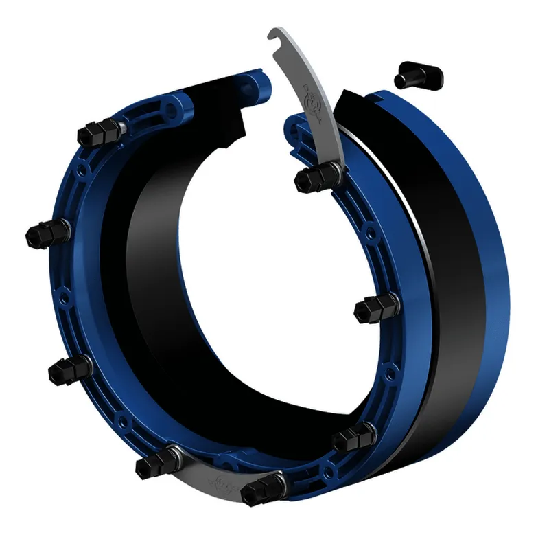 Curaflex Nova Uno/T (aufklappbar) DN 100 für 5,0 mm bis 8,0 mm Heizkörper / EPDM