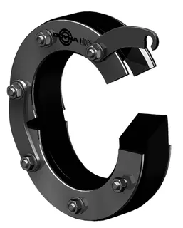 Curaflex Quick In A/S mit DPS DN 250 für 105,0 - 114,0 V2A / EPDM
