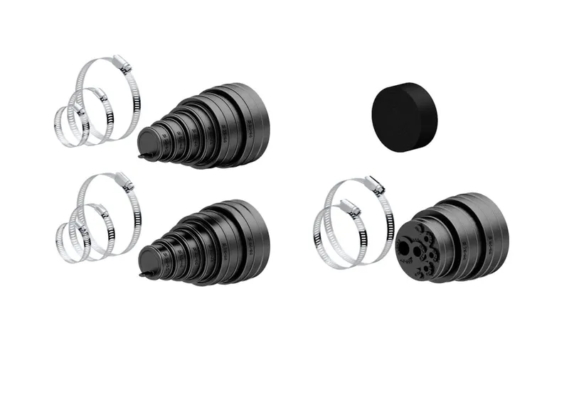 Quadro-Secura 2704 Mantelrohrendstopfen für DN 90 (f. XLWL 23-40, 12-16, 2x 7-13