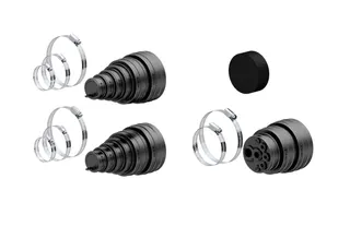 Quadro-Secura 2704 Mantelrohrendstopfen für DN 75/90 (Wasser, Energie 26-63 mm)