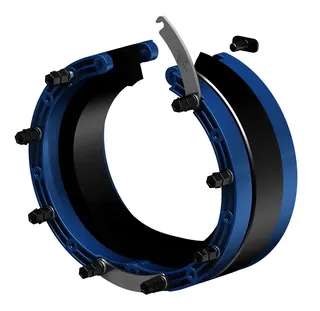 Curaflex Nova Uno/T (aufklappbar) DN 250 für 164,0 mm bis 169,0 mm HK / EPDM