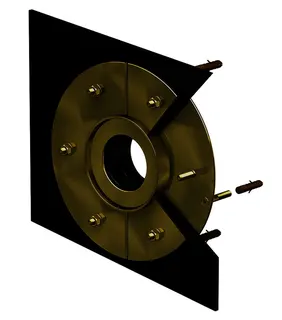 Curaflex F/2/SD/6 mit DPS DN 200 für 105,0 - 115,0 GGV / EPDM