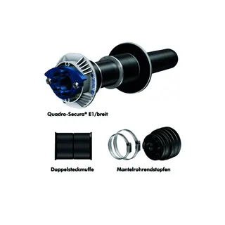 Quadro-Secura Bauherrenpaket-Einsparte f. Gebäude mit Keller - W, E, T