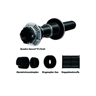 Quadro-Secura Bauherrenpaket-Einsparte f. Gebäude mit Keller - Gas