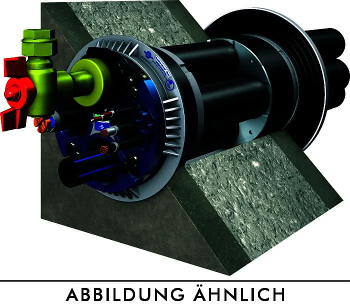 Quadro-Secura Nova 1 / breit f. Schuck1" 1xW 1xE 1xT