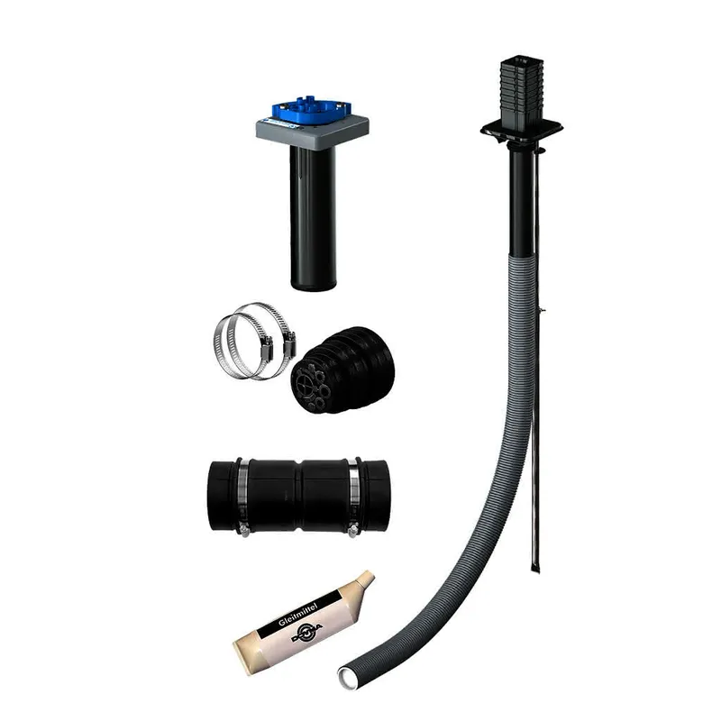 Quadro-Secura Nova R1 f. 1x Wasser (32-50 mm) 1x DN 90 3 m