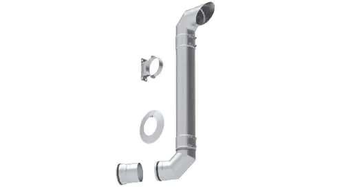 Zehnder Fassadensystem ComfoVent 180/DN200 System 1 über Erdgleiche