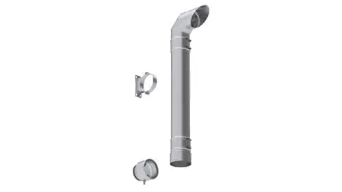 Zehnder Fassadensystem ComfoVent 180/DN200 System 2 unter Erdgleiche