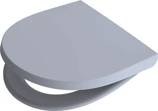 WC-Sitz m.D. Typ S573025 zu Renova Nr. 1 Absenkautomatik Edelstahl abnehmbar weiß