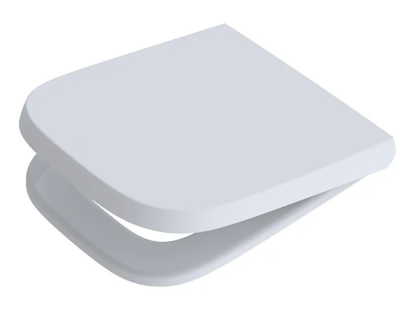 WC-Sitz m.D. Typ S500689 zu Renova Plan rimless Edelstahl-Steckbef. v.o. weiß