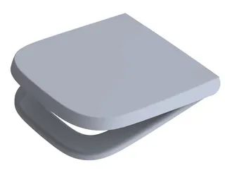 WC-Sitz m.D. Typ S500692 zu Renova Plan rimless Absenk Edelstahl abnehmbar weiß