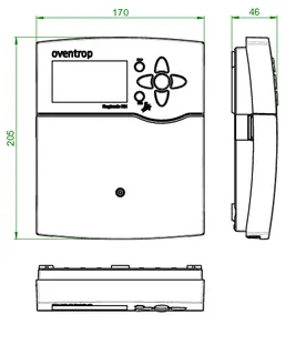 OVENTROP-Heizkreisregler "Regtronic RH" m. Außenfühl.,Fernverst.,Raumtemp.-fühl. – Bild 2